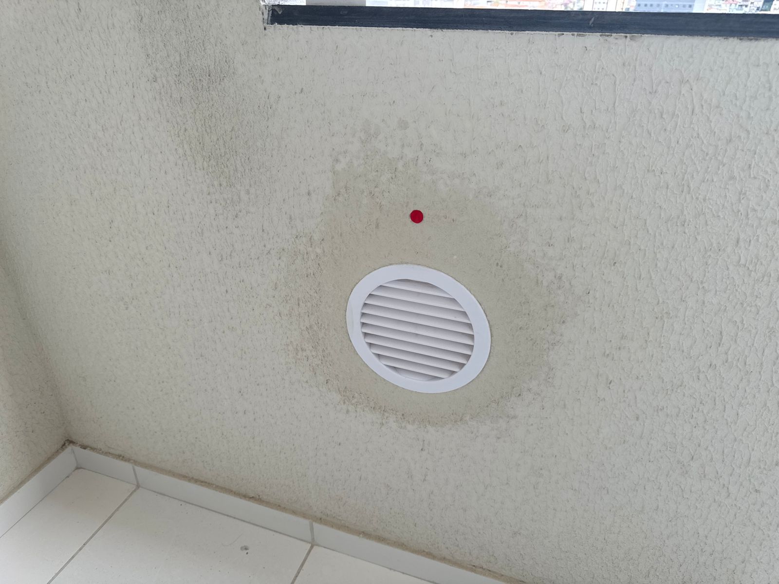 Verificação de ventilação e infiltração